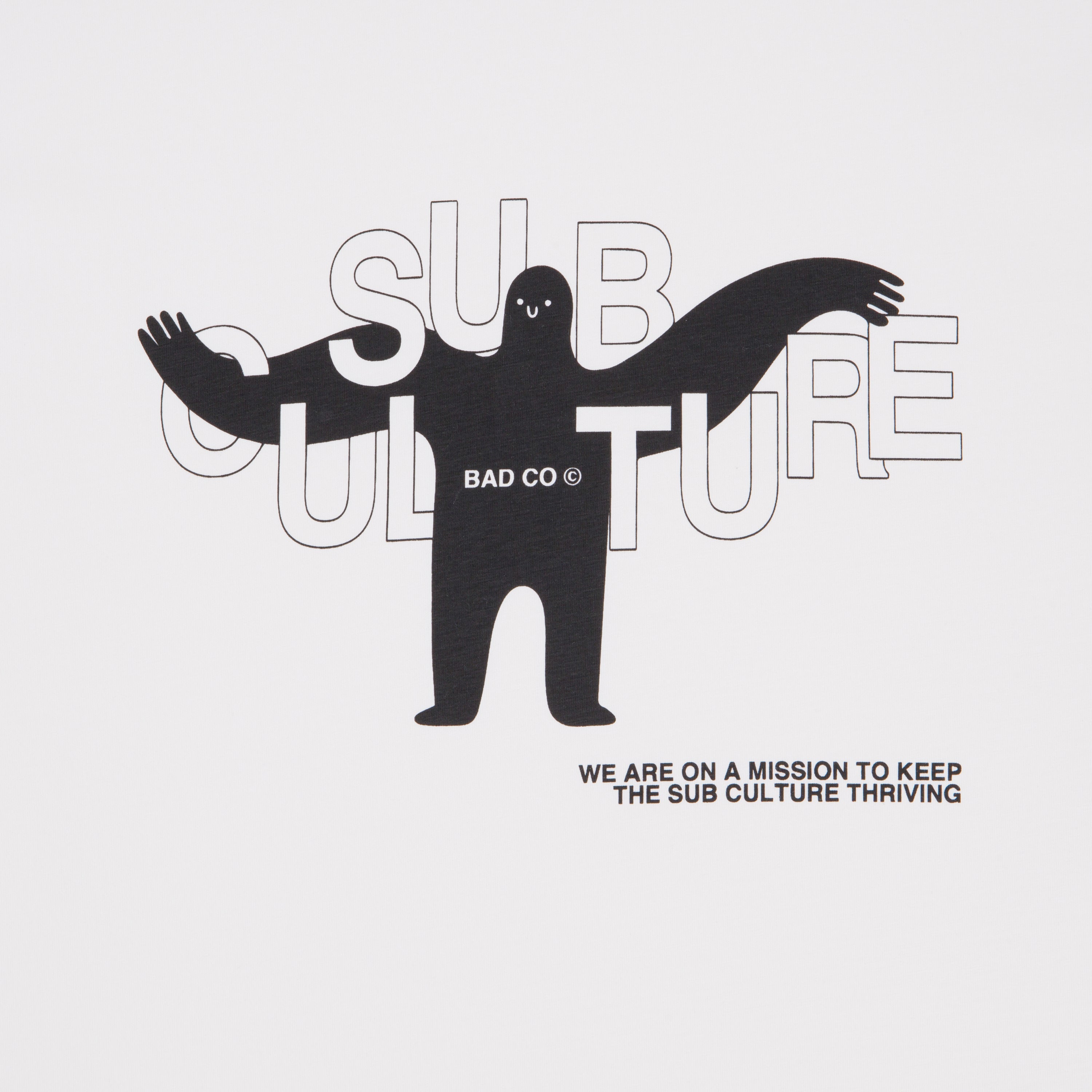 "Sub-Culture" T-shirt - White