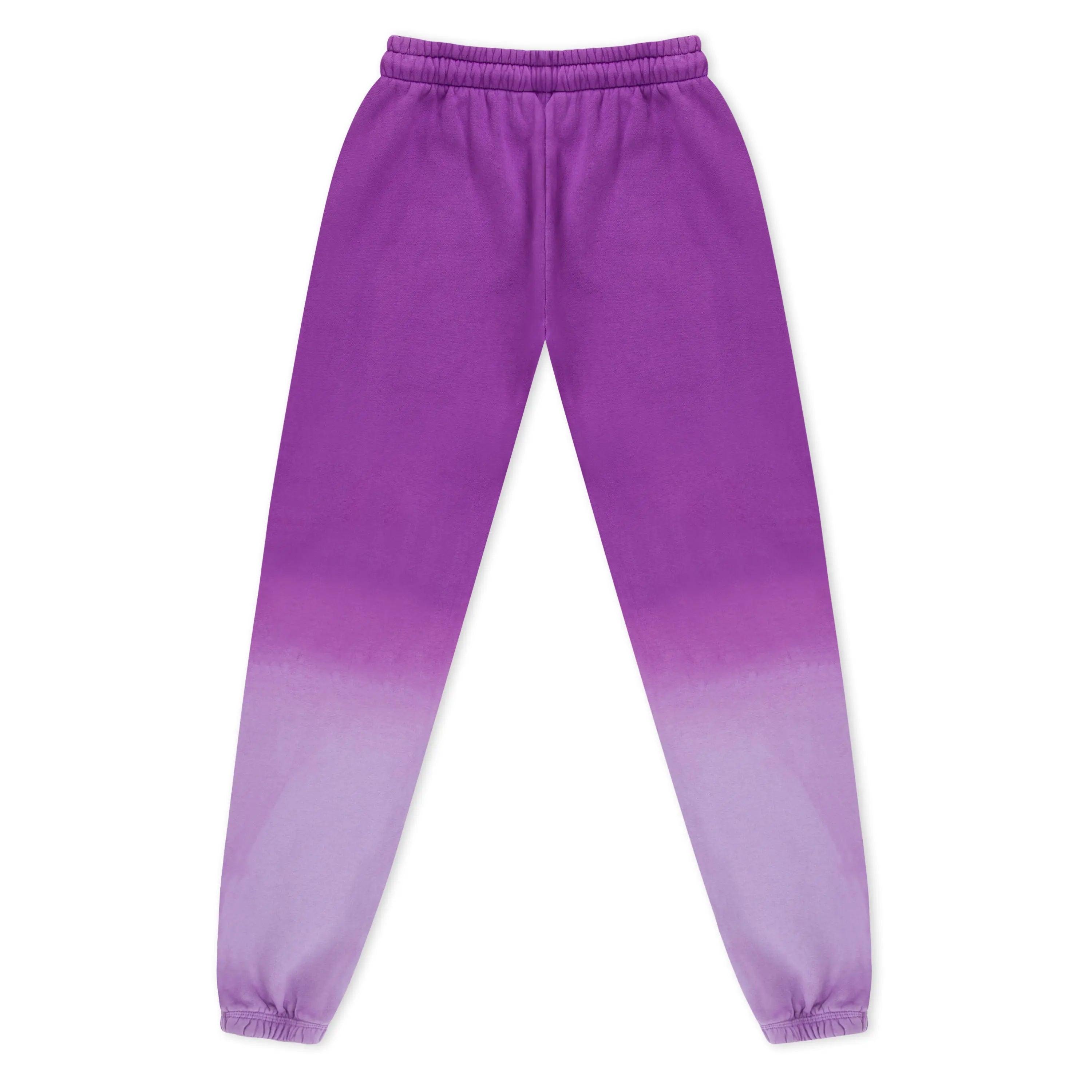 PURPLE BAD GRADIENT SWEATPANTS badcompany12