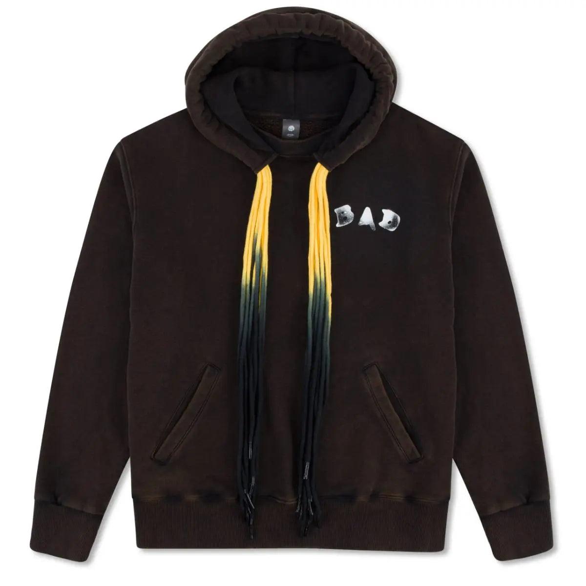 Multi Cord BAD Men Hoodie - Washed Black badcompany12