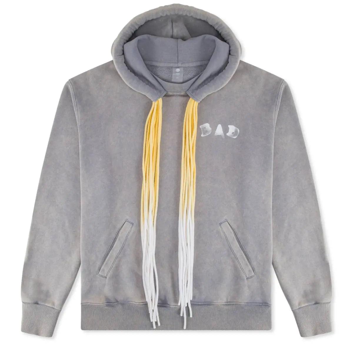 MULTI CORD-BAD HOODIE - WASHED GREY badcompany12