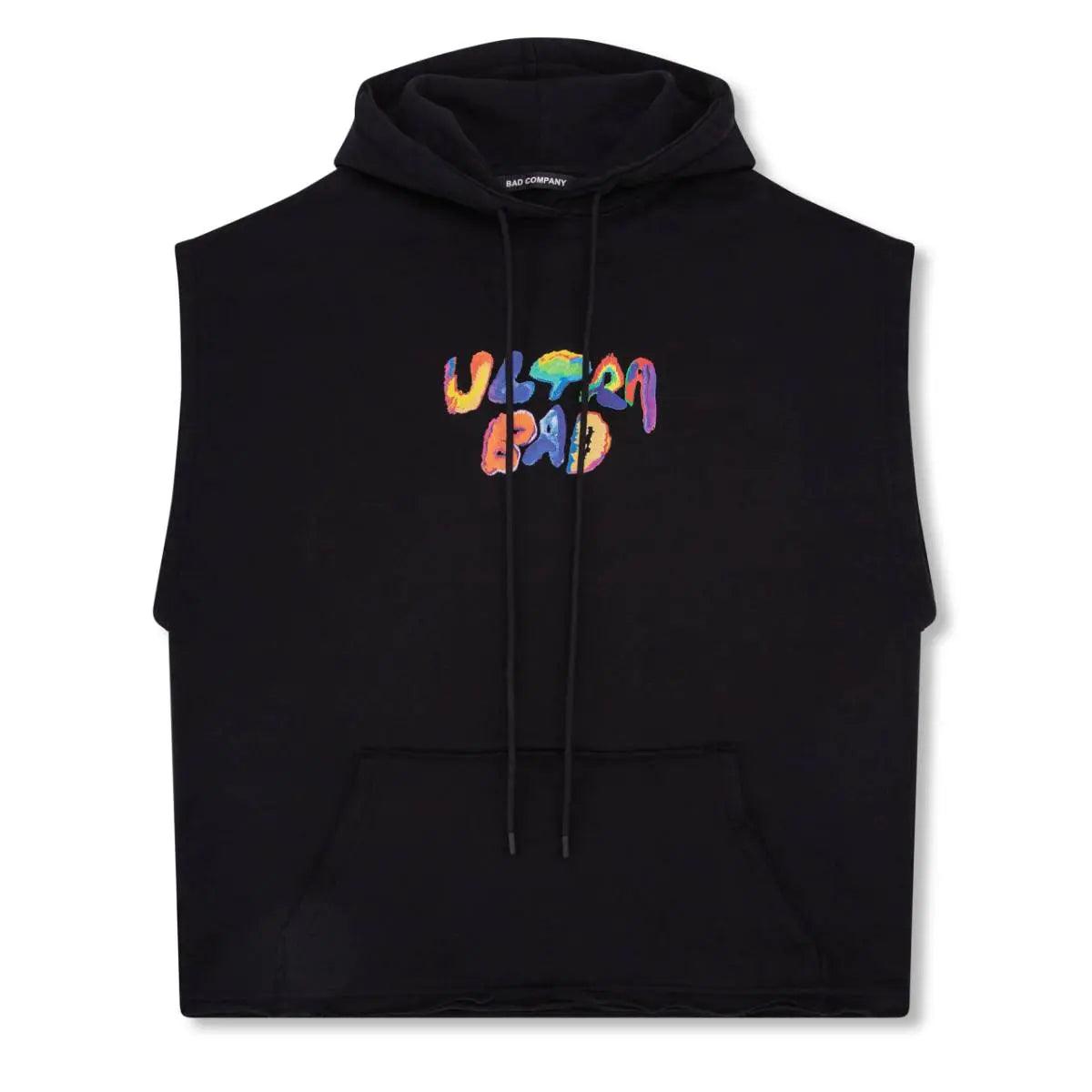 ULTRA BAD Sleeveless Hoodie Black badcompany12