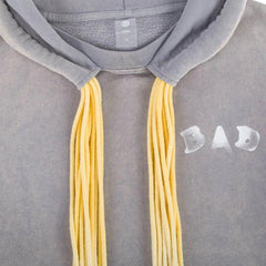 MULTI CORD-BAD HOODIE - WASHED GREY badcompany12