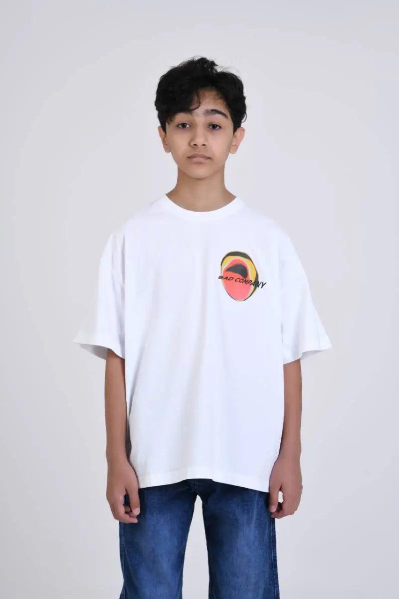 BAD STATEMENT T-shirt White KIDS badcompany12