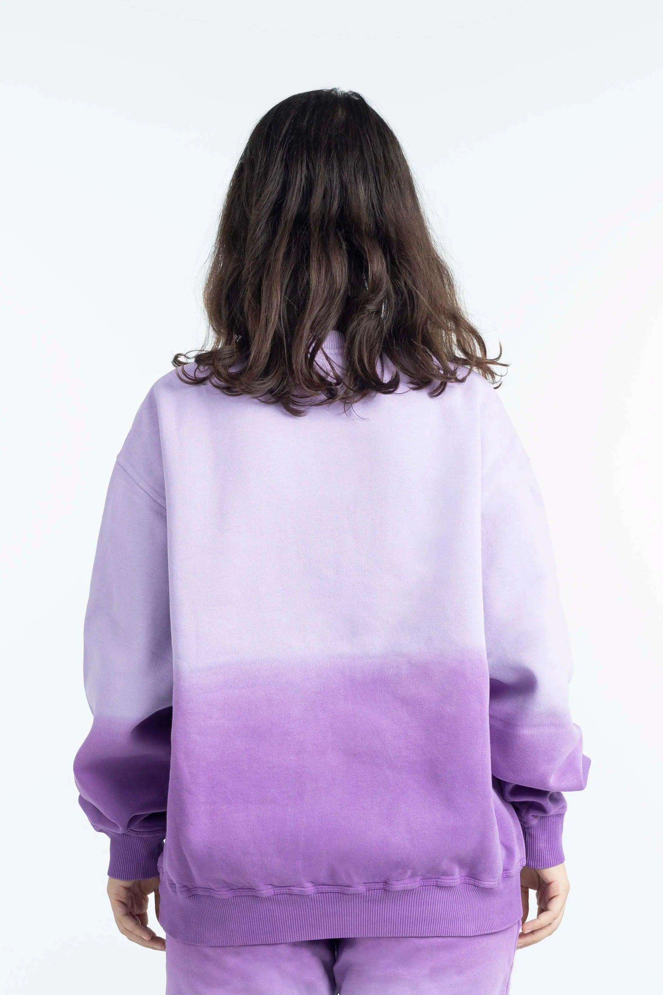 PURPLE BAD GRADIENT SWEATSHIRT badcompany12