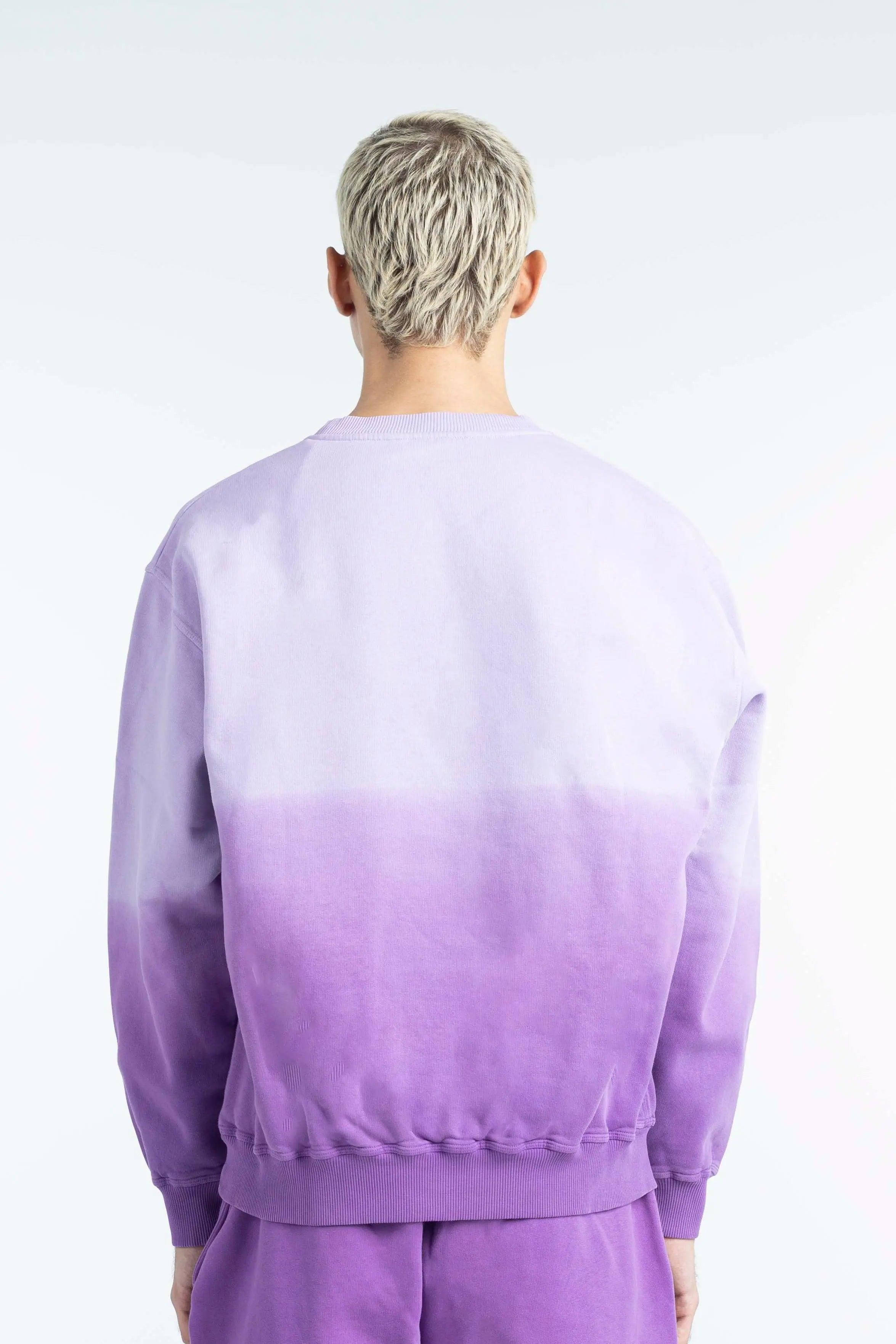 PURPLE BAD GRADIENT SWEATSHIRT badcompany12