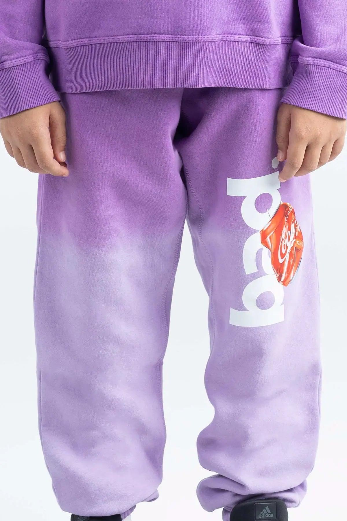 PURPLE BAD GRADIENT SWEATPANTS – KIDS badcompany12