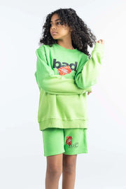 GREEN BAD GRADIENT SHORT – KIDS badcompany12