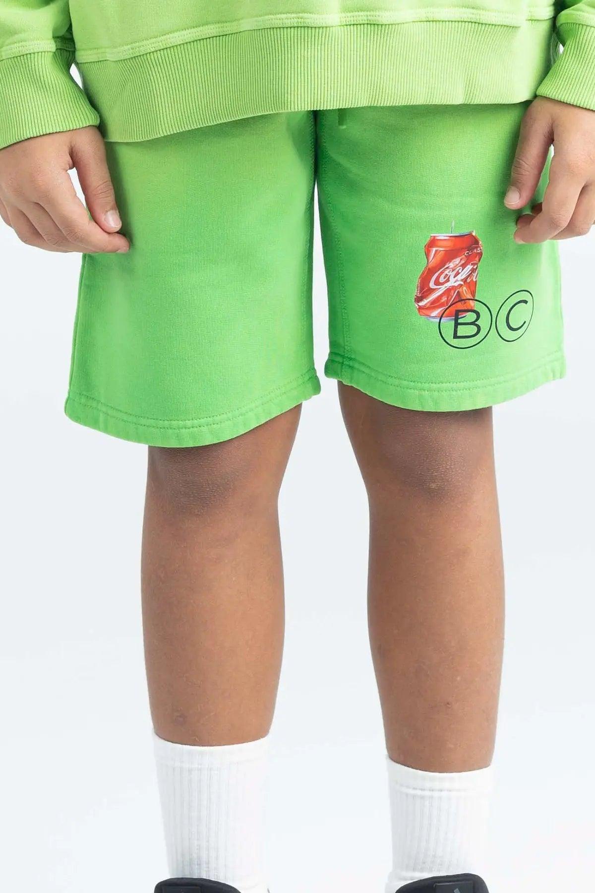 GREEN BAD GRADIENT SHORT – KIDS badcompany12