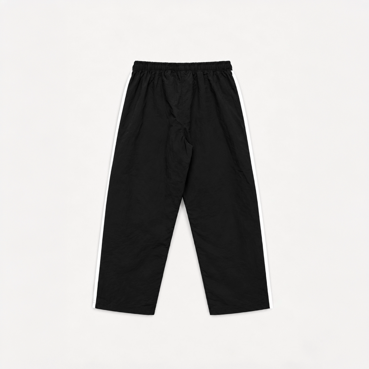 BAD COMPANY NYLON TRACK BLACK PANTS