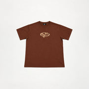 CAMO LOGO BROWN T-SHIRT