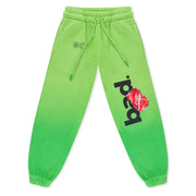 GREEN BAD GRADIENT SWEATPANTS – KIDS badcompany12