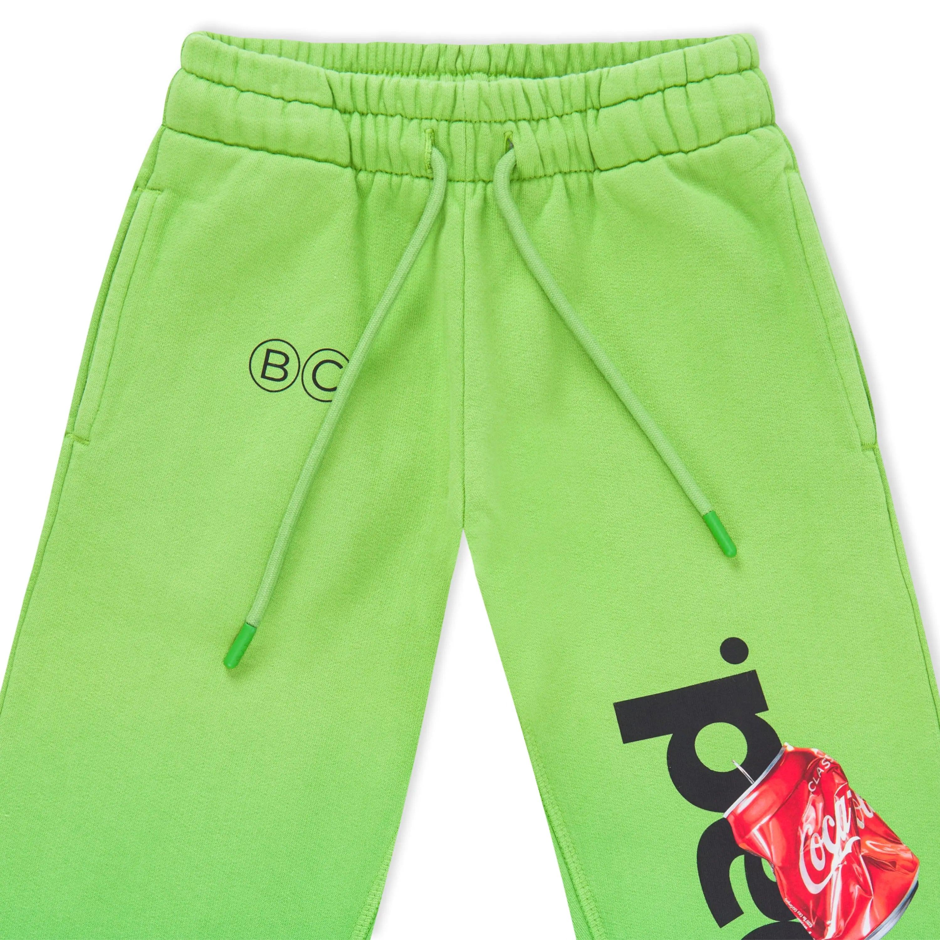 GREEN BAD GRADIENT SWEATPANTS – KIDS badcompany12