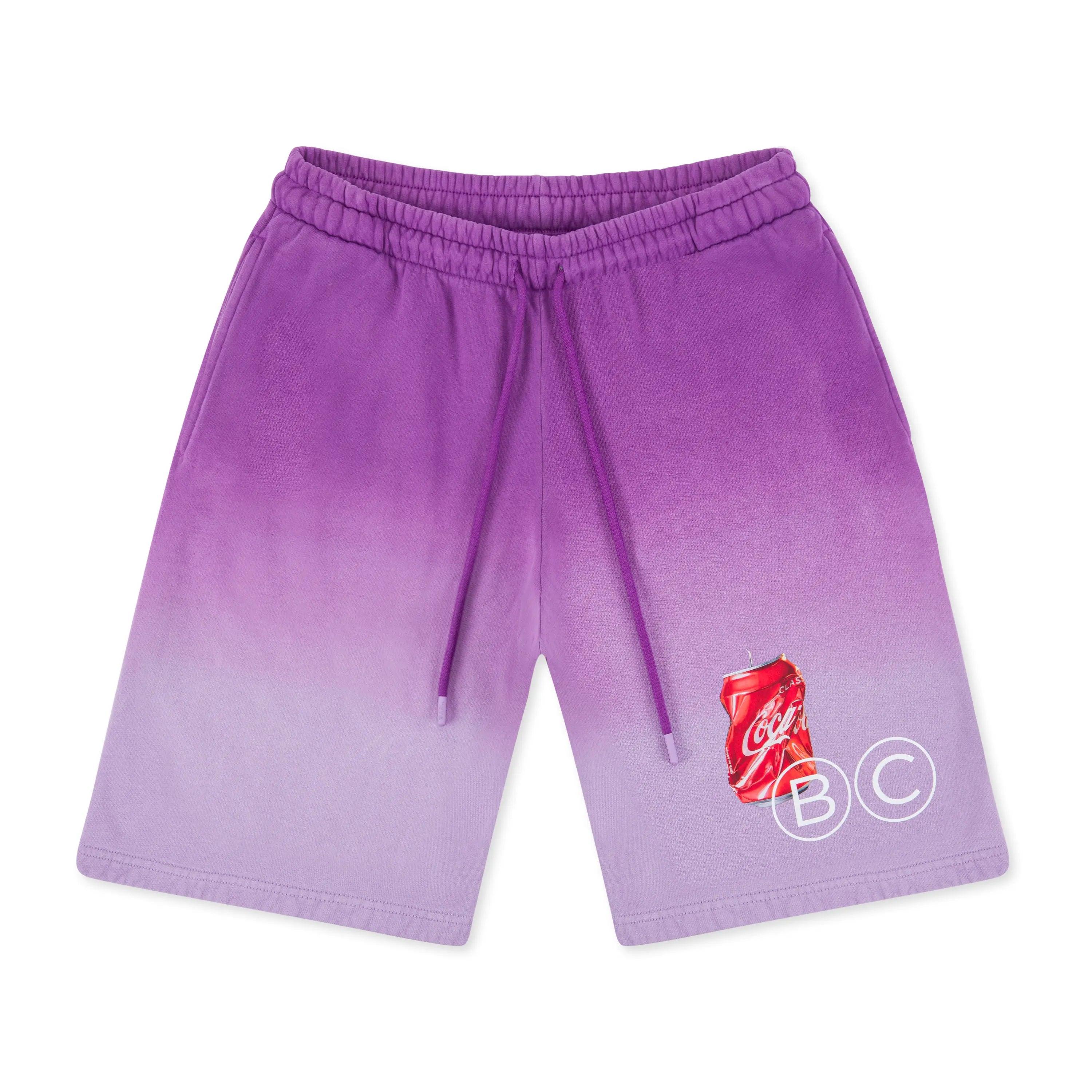 PURPLE BAD GRADIENT SHORT badcompany12