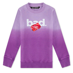 PURPLE BAD GRADIENT SWEATSHIRT – KIDS badcompany12