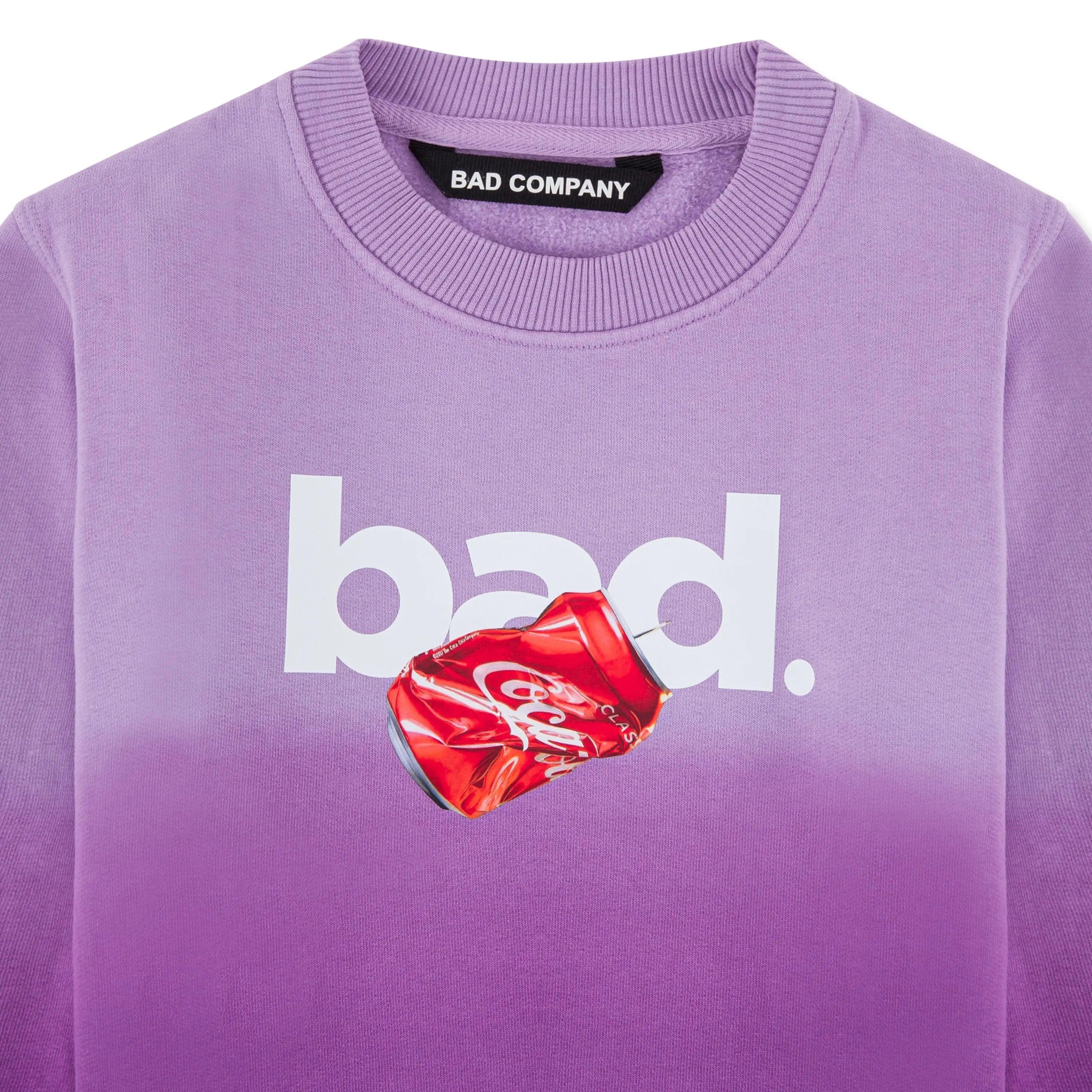 PURPLE BAD GRADIENT SWEATSHIRT – KIDS badcompany12