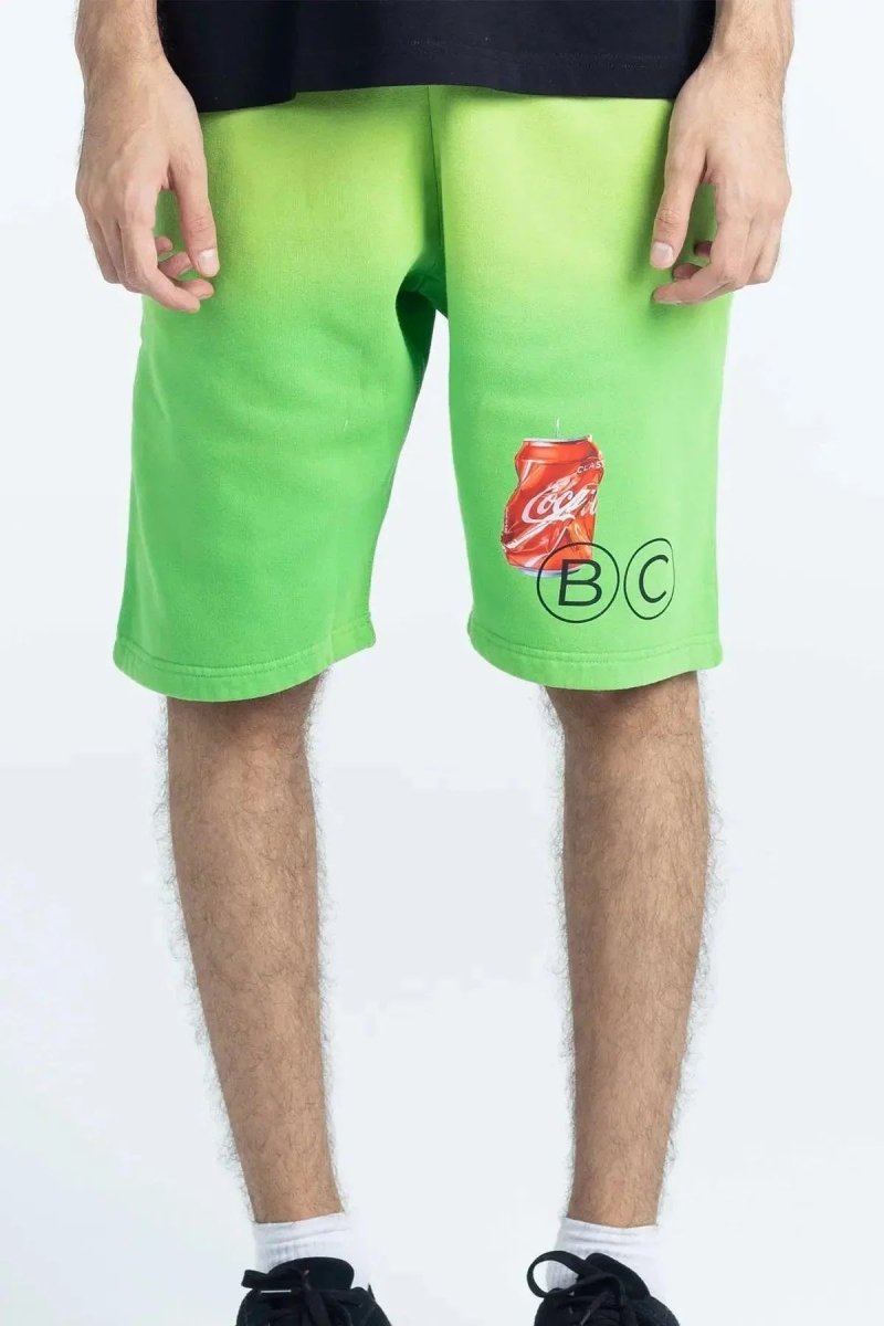 BAD Gradient Shorts Green - Bad Company