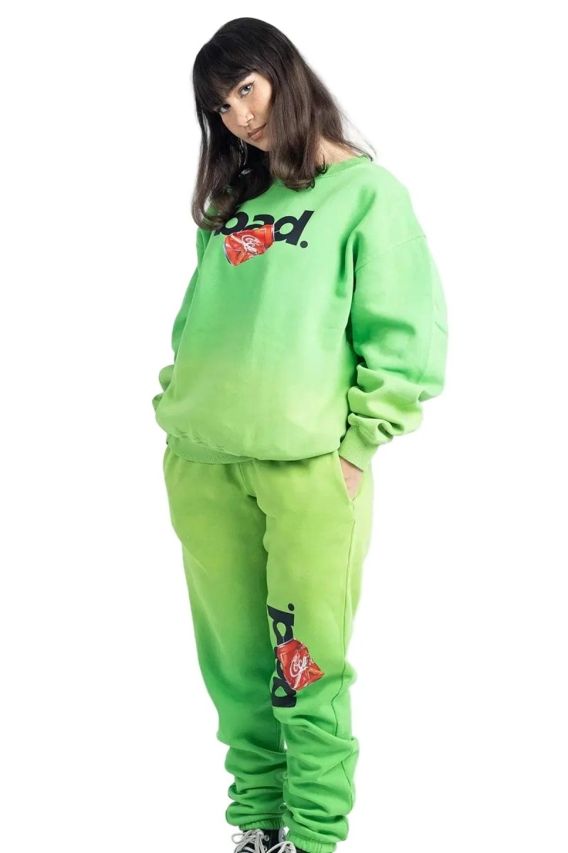 BAD Gradient Sweatpants Green - Bad Company