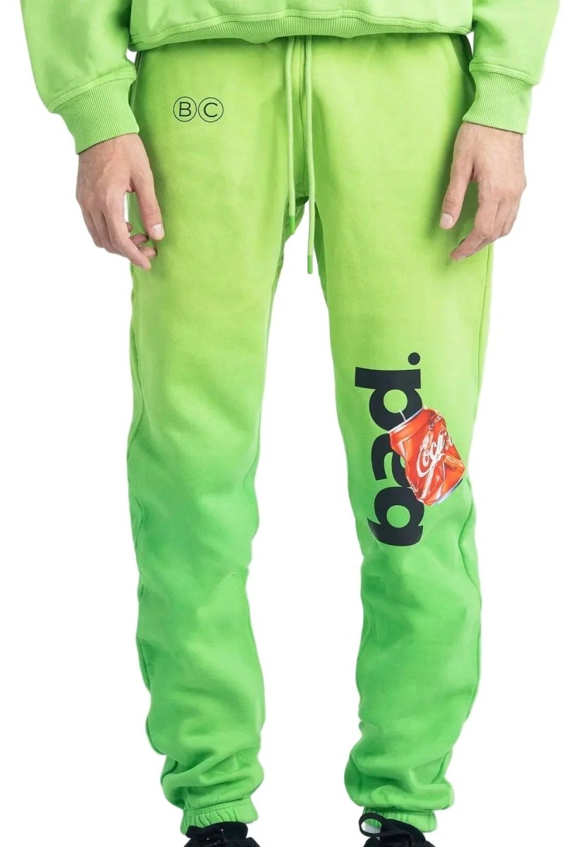 BAD Gradient Sweatpants Green - Bad Company