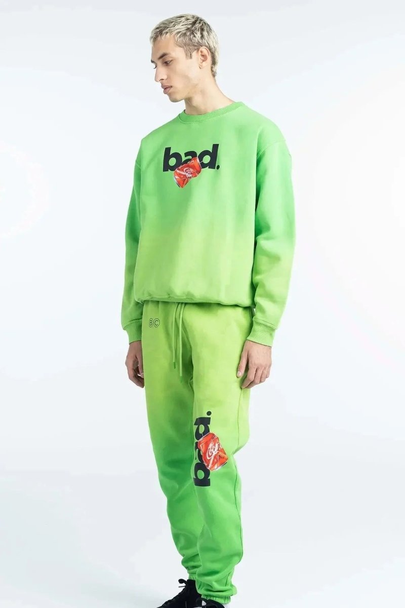 BAD Gradient Sweatpants Green - Bad Company