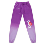 BAD" Gradient Sweatpants Purple - Bad Company