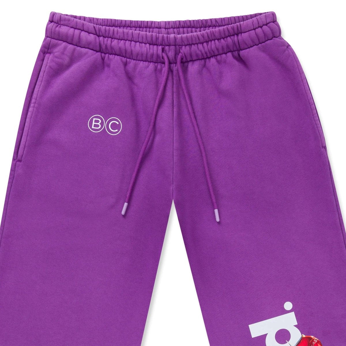 BAD" Gradient Sweatpants Purple - Bad Company