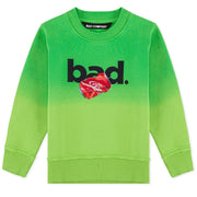 BAD Gradient Sweatshirt Green - Kids - Bad Company