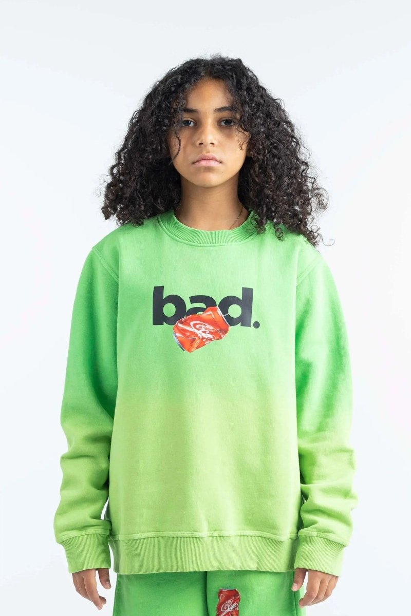 BAD Gradient Sweatshirt Green - Kids - Bad Company