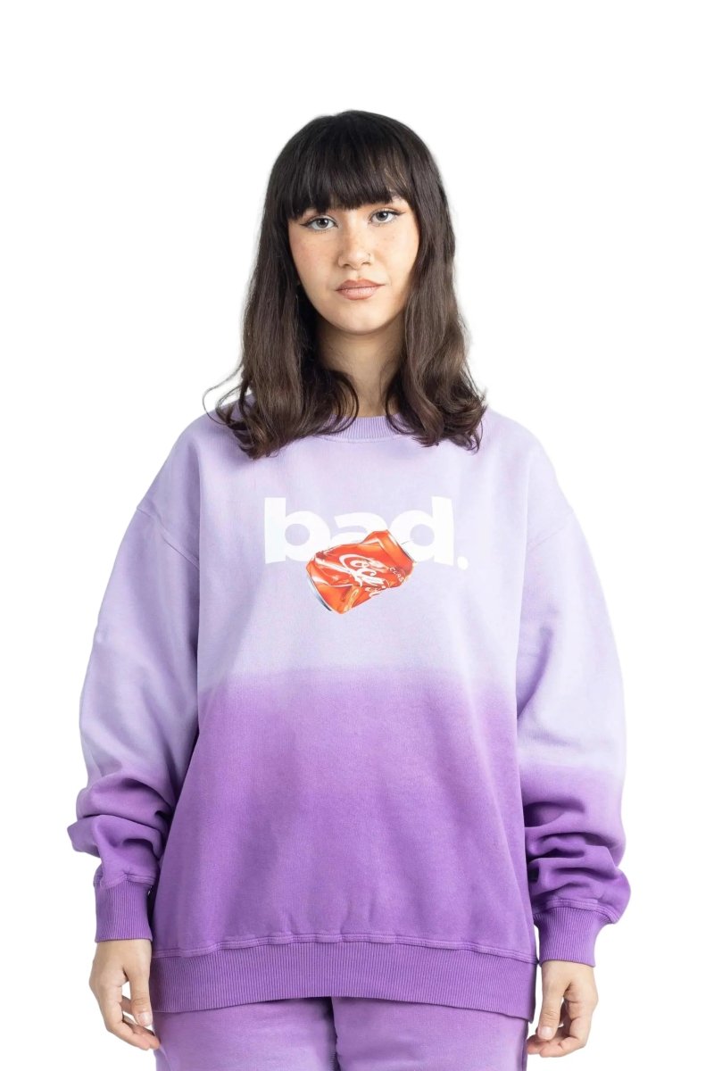 BAD Gradient Sweatshirt Purple - Bad Company