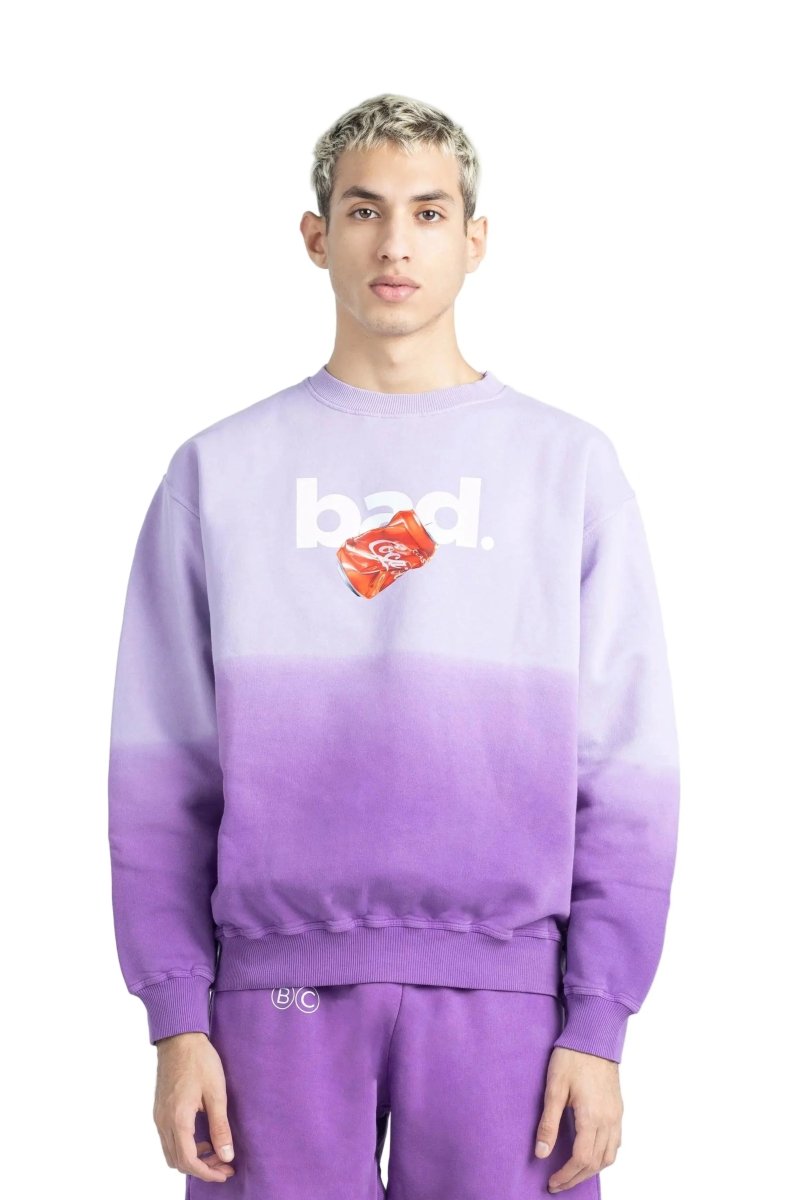 BAD Gradient Sweatshirt Purple - Bad Company