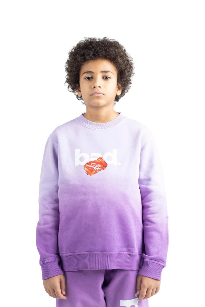 BAD Gradient Sweatshirt Purple - Kids - Bad Company