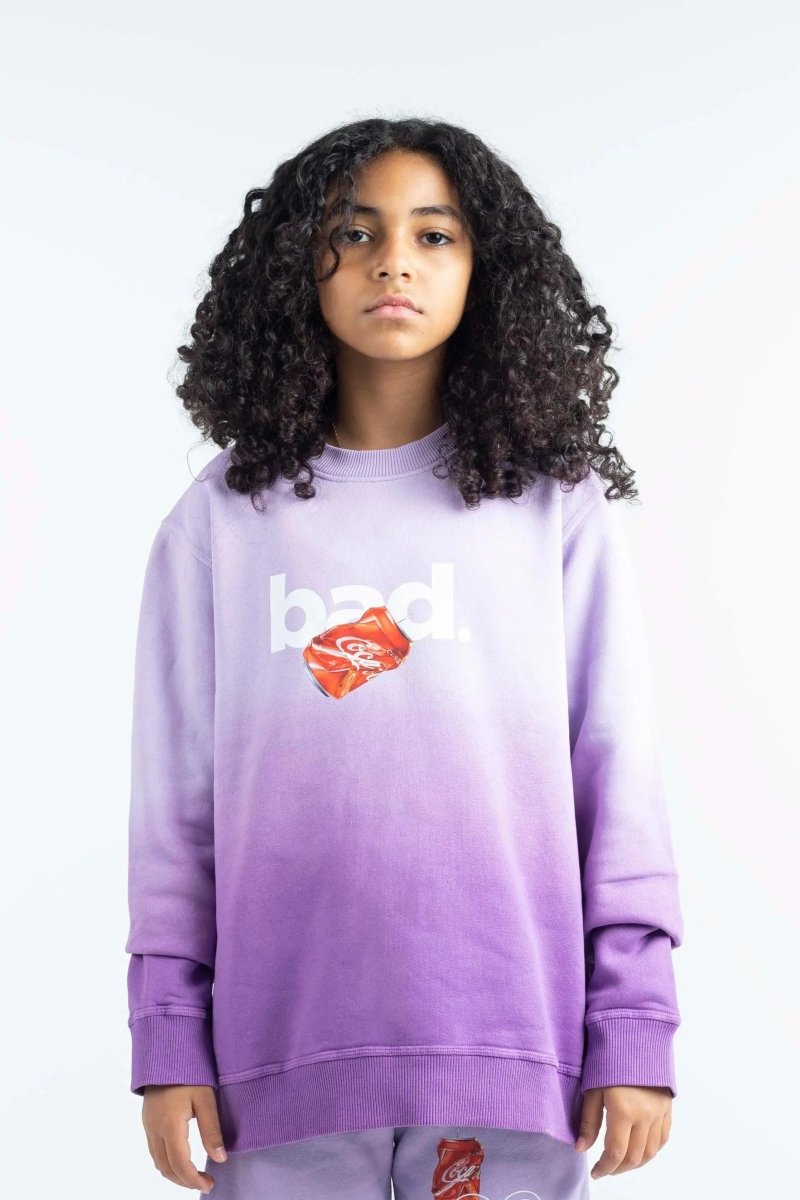 BAD Gradient Sweatshirt Purple - Kids - Bad Company