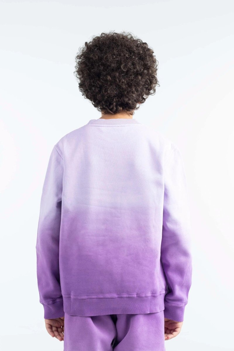 BAD Gradient Sweatshirt Purple - Kids - Bad Company