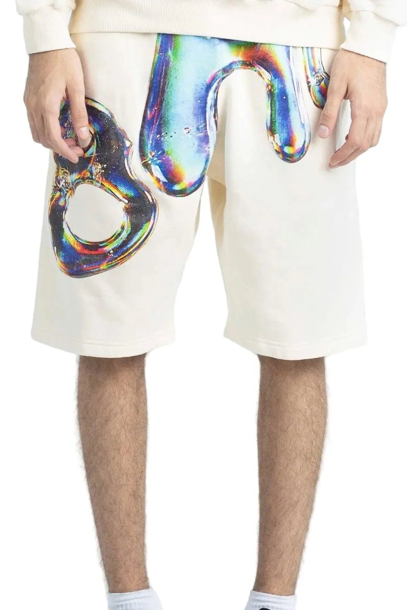 BAD IN DIMENSIONS Shorts Cream - Bad Company