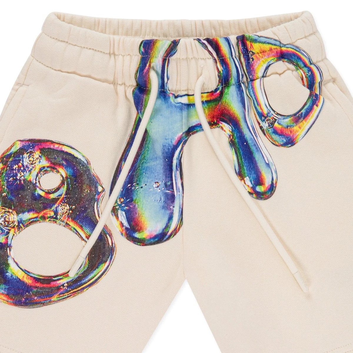 "BAD IN DIMENSIONS" Shorts Cream - Kids - Bad Company