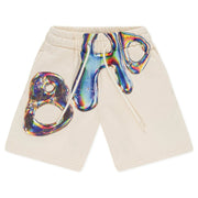 "BAD IN DIMENSIONS" Shorts Cream - Kids - Bad Company