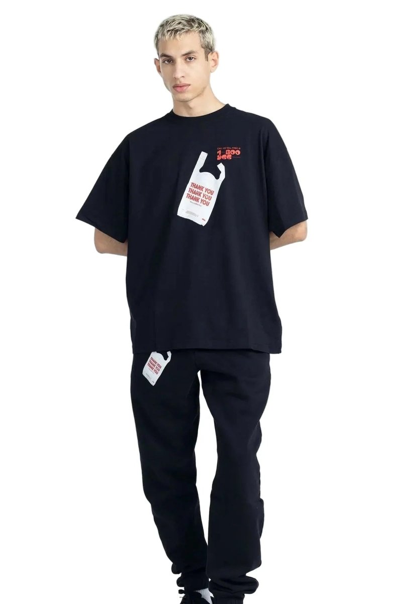 "BAD SHOPPING" Sweatpants - Black - Bad Company