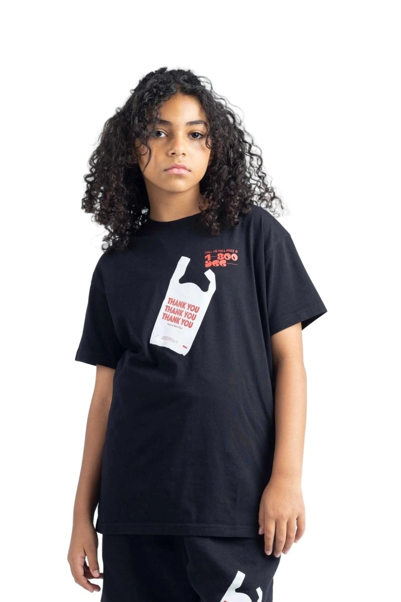 BAD Shopping T-shirt Black - Kids - Bad Company