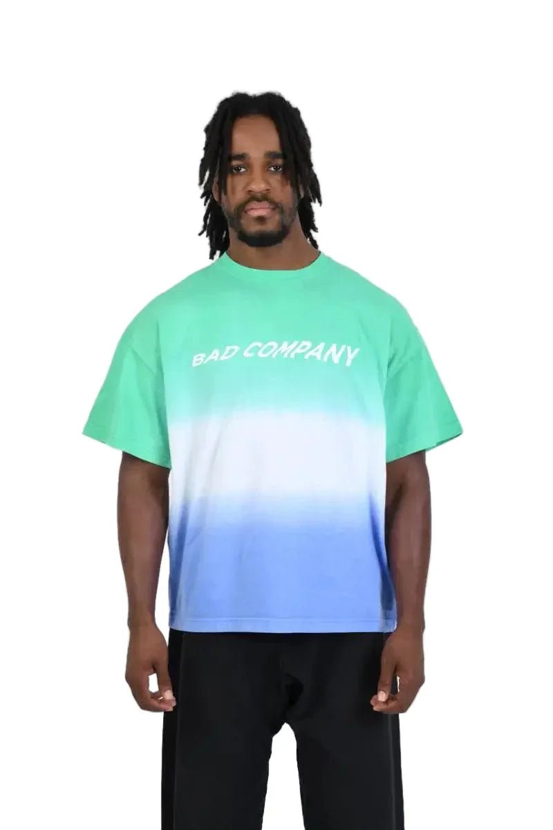 BAD STATEMENT Gradient T-shirt Green - Bad Company