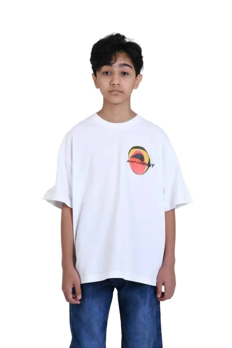 BAD STATEMENT T-shirt White - Kids - Bad Company