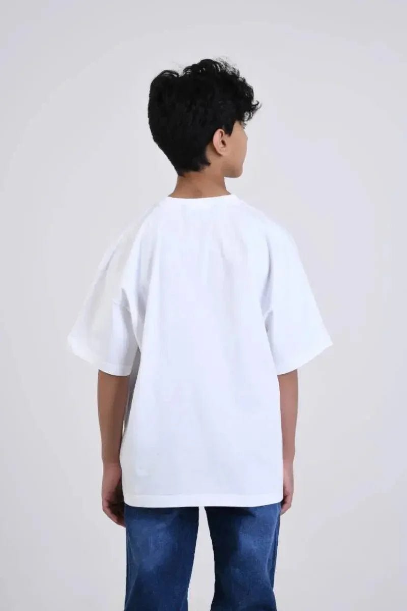 BAD STATEMENT T-shirt White - Kids - Bad Company