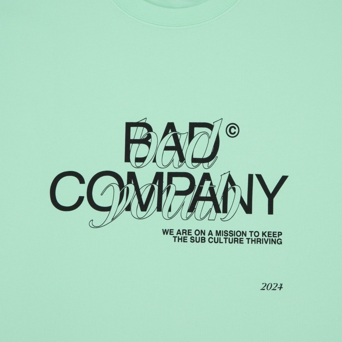 BAD YOUTH T-shirt Mint Green - Bad Company