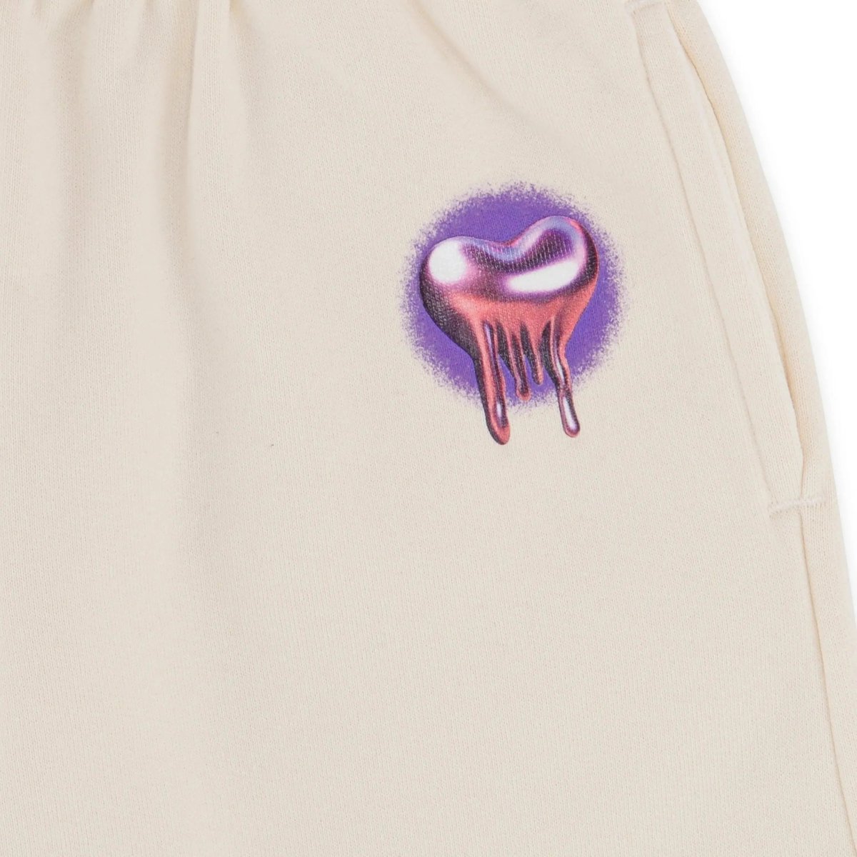 CHROME HEARTBREAK Sweatpants Cream - Kids - Bad Company