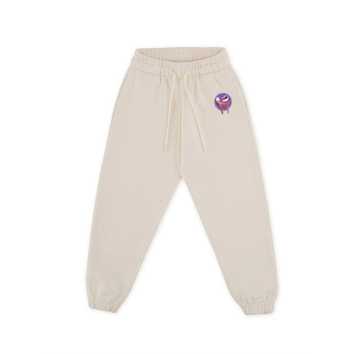 CHROME HEARTBREAK Sweatpants Cream - Kids - Bad Company