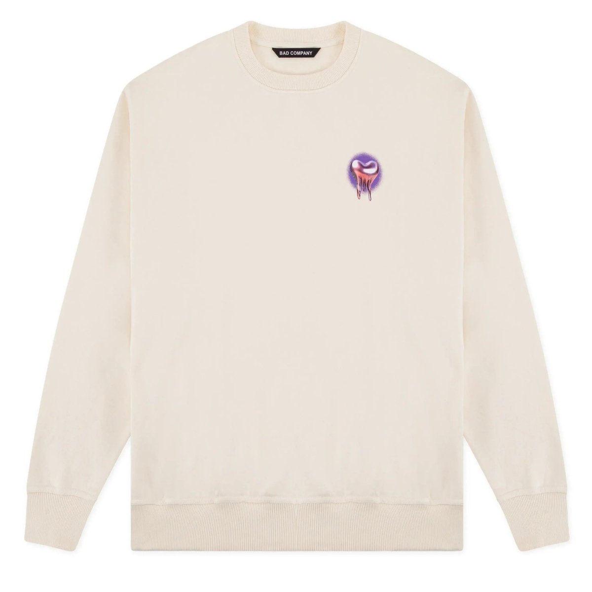 CHROME HEARTBREAK Sweatshirt Cream - Bad Company