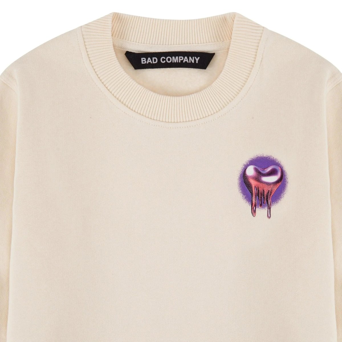 CHROME HEARTBREAK Sweatshirt Cream - Kids - Bad Company