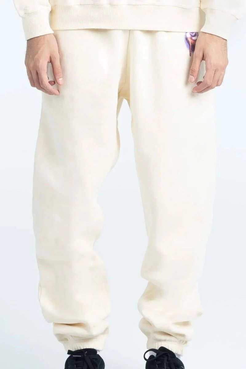 CHROME HEARTBREAKSweatpants Cream - Bad Company