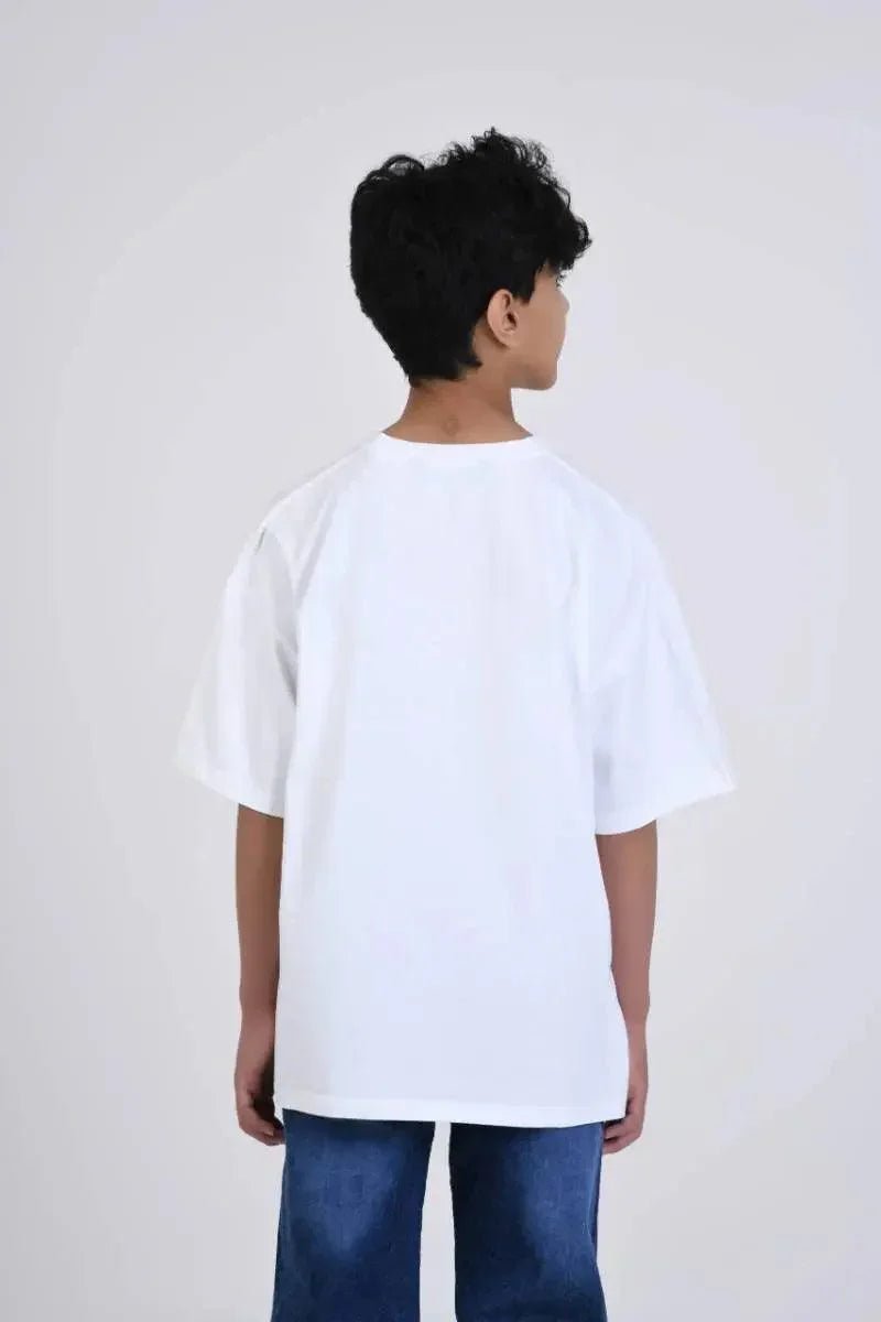 DUCKY T-shirt White - Kids - Bad Company