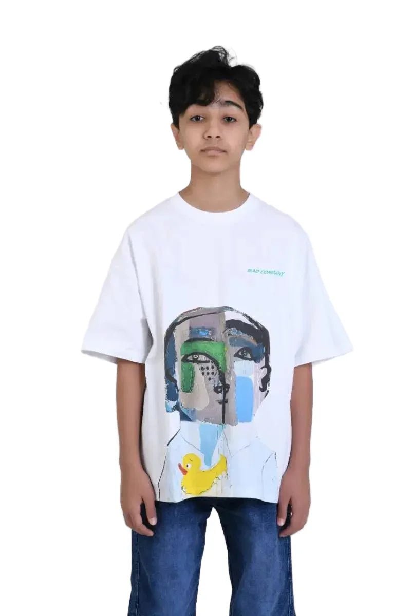 DUCKY T-shirt White - Kids - Bad Company