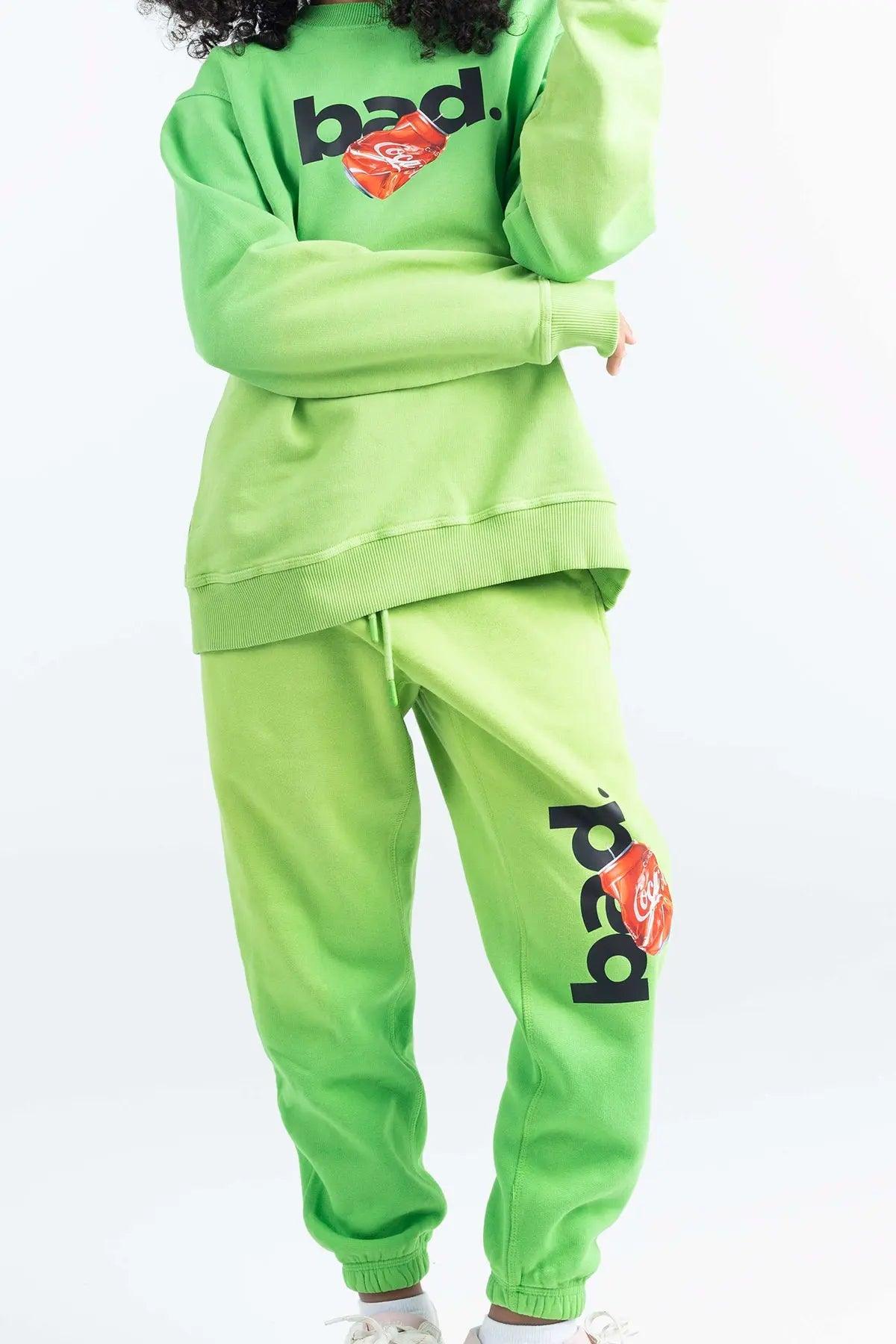 GREEN BAD GRADIENT SWEATPANTS – KIDS badcompany12