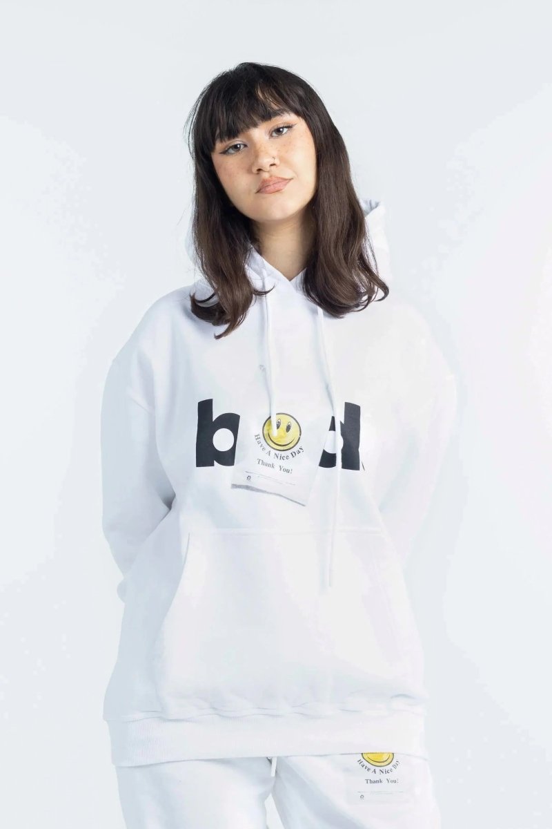 HAVE A NICE DAY Hoodie White - Bad Company